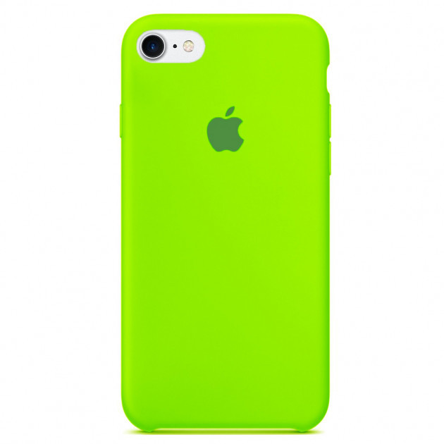 

Чехол Silicone case для IPhone 8 Party Green ярко зеленый