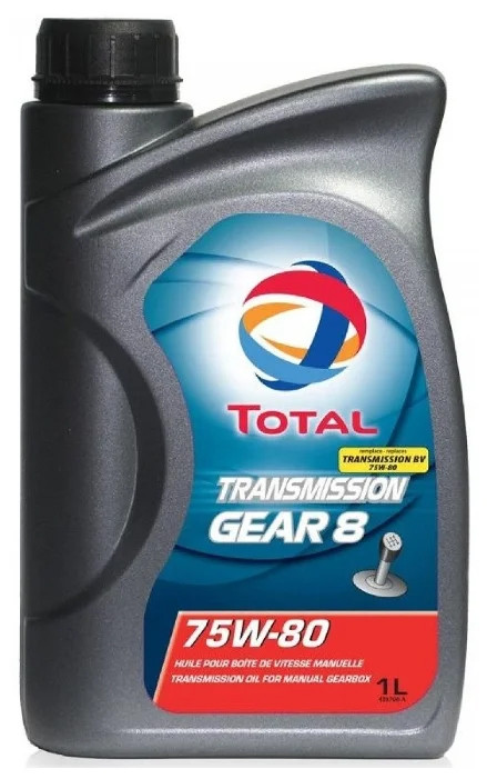 

Масло трансмиссионное TOTAL TRANSMISSION GEAR 8 GL-4 75W-80 2 л (75W80 -2L TRANS GEAR 8) - (201279)