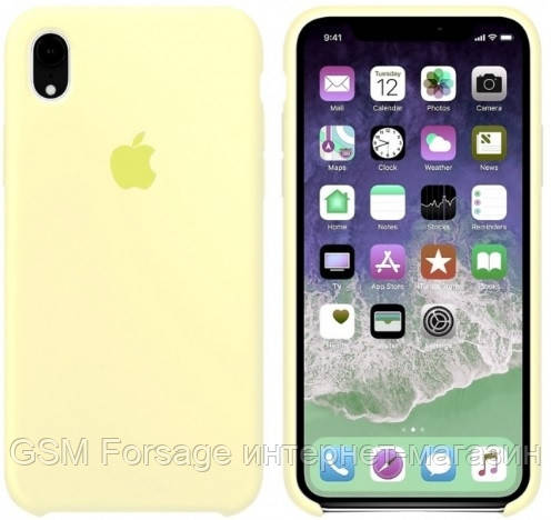 

Чехол Silicone Case для iPhone XR OR Mellow Yellow