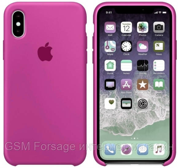 

Чехол Silicone Case для iPhone X, iPhone XS OR Dragon Fruit