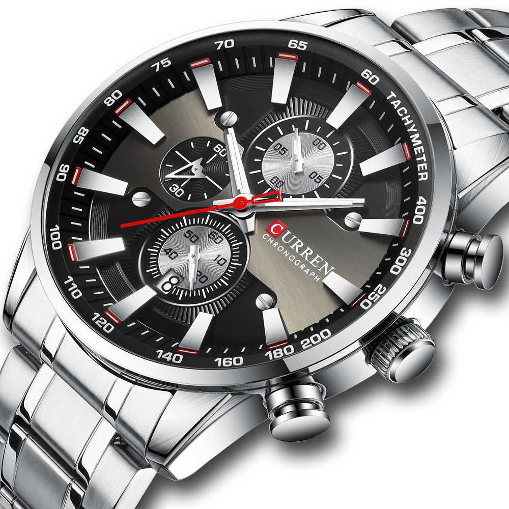 

Curren 8351 Silver-Black