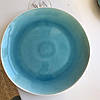 Тарелка большая обеденная керамическая голубая Бирюза 27 см, фото 3