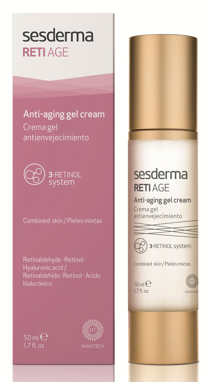 

Крем-гель проти зморшок SesDerma Laboratories Reti Age Anti-Aging Gel Cream для комбінованої шкіри 50 мл