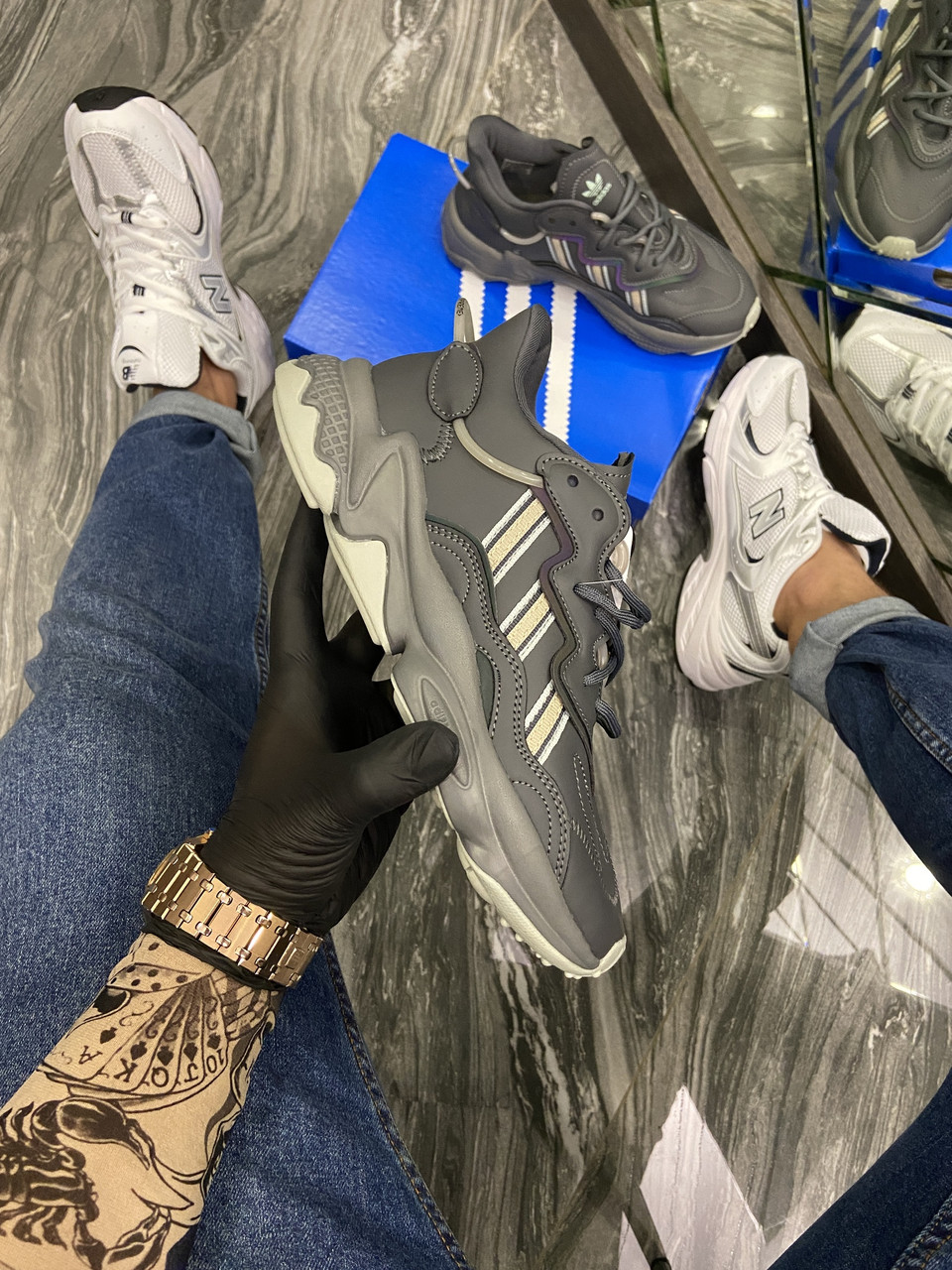 

Adidas Ozweego Grey (Серый)