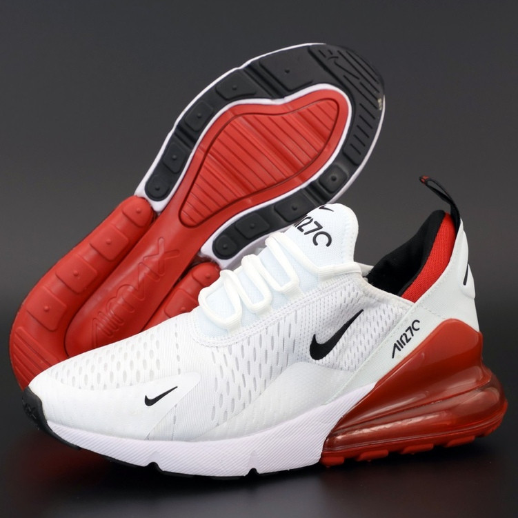 

Мужские кроссовки в стиле Nike Air Max 270, белый, красный, Вьетнам 41 44