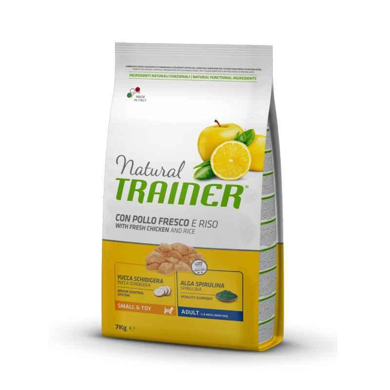 

Trainer (Трейнер) Корм с курицей, рисом и алоэ вера для взрослых собак мини пород (7 кг.)