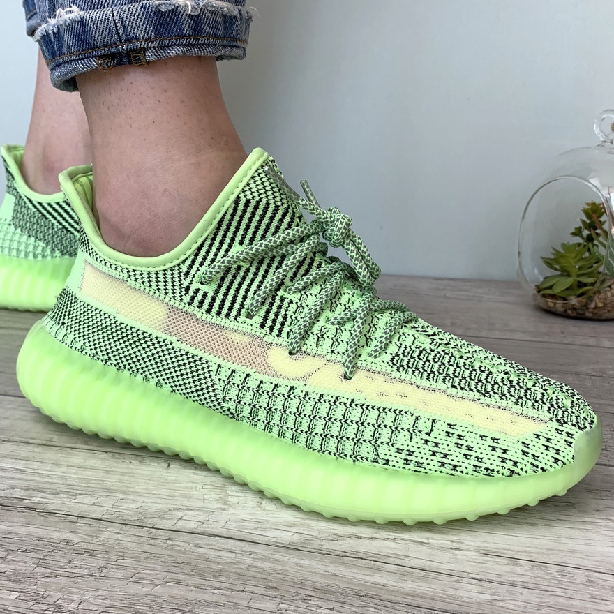 

Мужские кроссовки в стиле Adidas Yeezy 350 BOOST, зеленый, рефлектив, Китай 43