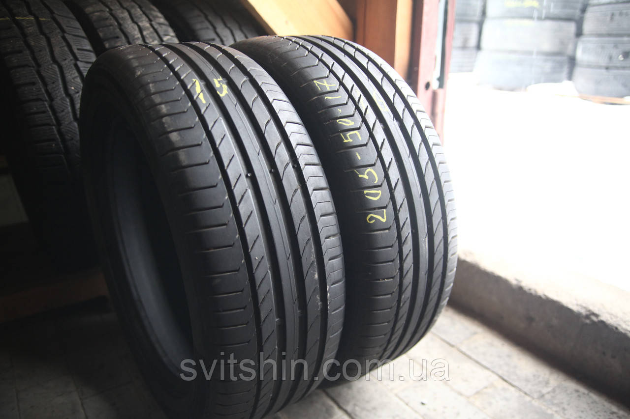 

Літні шини 205/50R17 Continental ContiSportContact 5 (6,5мм) 2шт