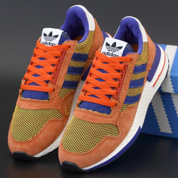 

Мужские кроссовки в стиле Adidas ZX500 RM x Dragon Ball Z, оранжевый, фиолетовый, Вьетнам 42 45