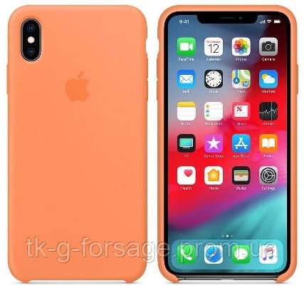 

Чехол Silicone Case для iPhone XS Max OR Papaya