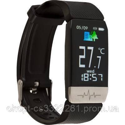 

Фитнес браслет AMICO GO RUN THERMOMETER PULSEOXIMETER AD TONOMETER (black) (GO RUN, Черный