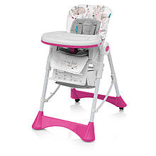 Стільчик для годування Baby Design PEPE NEW 08 PINK