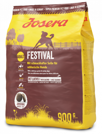 

Сухой корм Josera FESTIVAL для взрослых привередливых собак, 0,9 кг