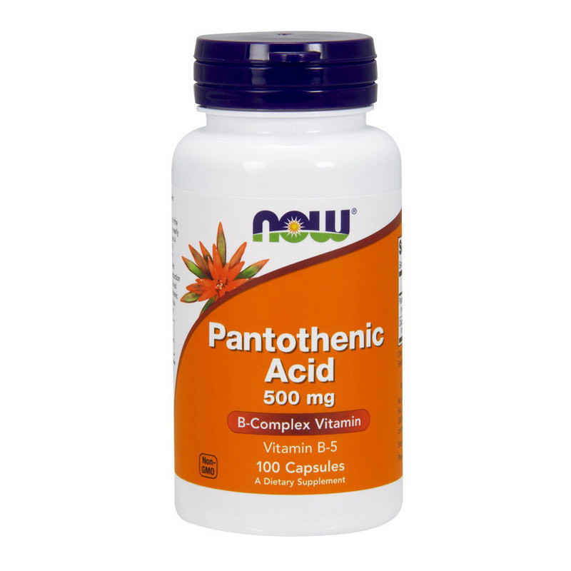 

Пантотеновая кислота Now Foods Pantothenice Acid 500 mg (100 caps)