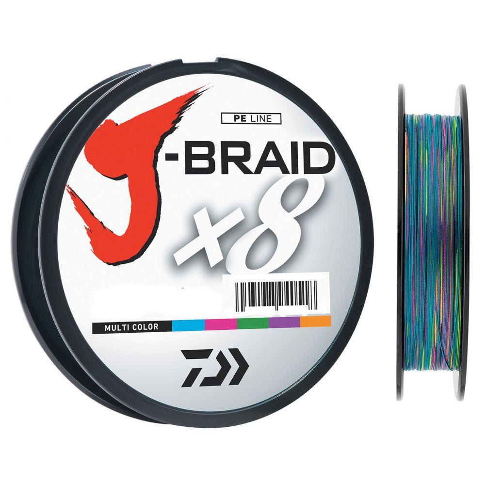 

Шнур рыболовный Daiwa J-Braid X8 36 кг 0.35 мм - 300 м Multi Color, Разноцветный