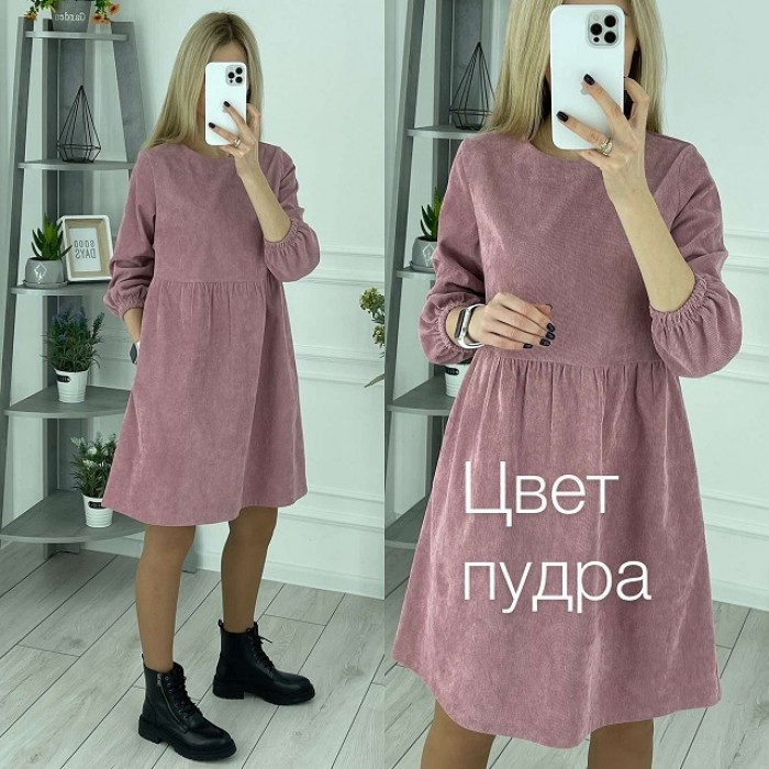 

Стильное платье женское Вельвет 0295 р 42-52