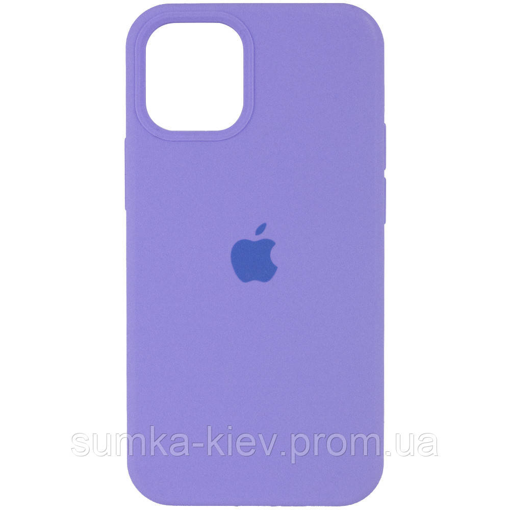 

Чехол Silicone Case Full Protective (AA) для Apple iPhone 12 Pro / 12 (6.1, Сиреневый / dasheen