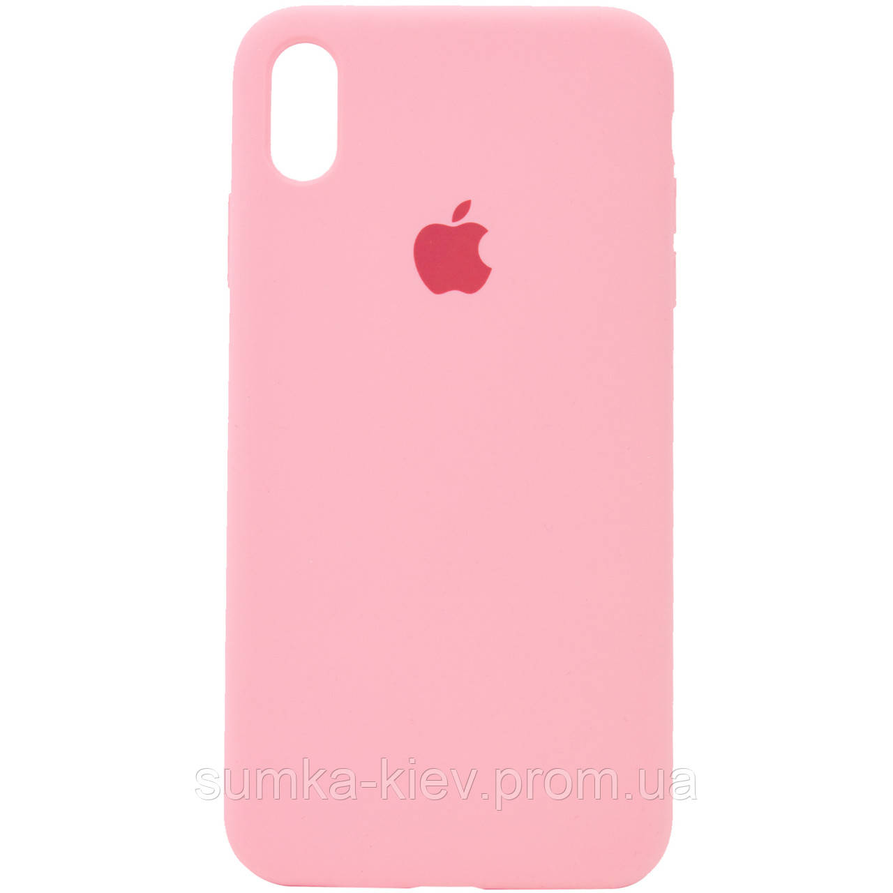 

Чехол Silicone Case Full Protective (AA) для Apple iPhone X (5.8") / XS (5.8, Розовый / pink