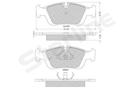 

Тормозные колодки к-кт. BMW 3 (E36) / BMW 3 Touring (E36) 1990-2003 г.