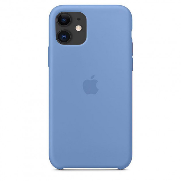 

Чехол Silicone case для IPhone 11 Azure синий