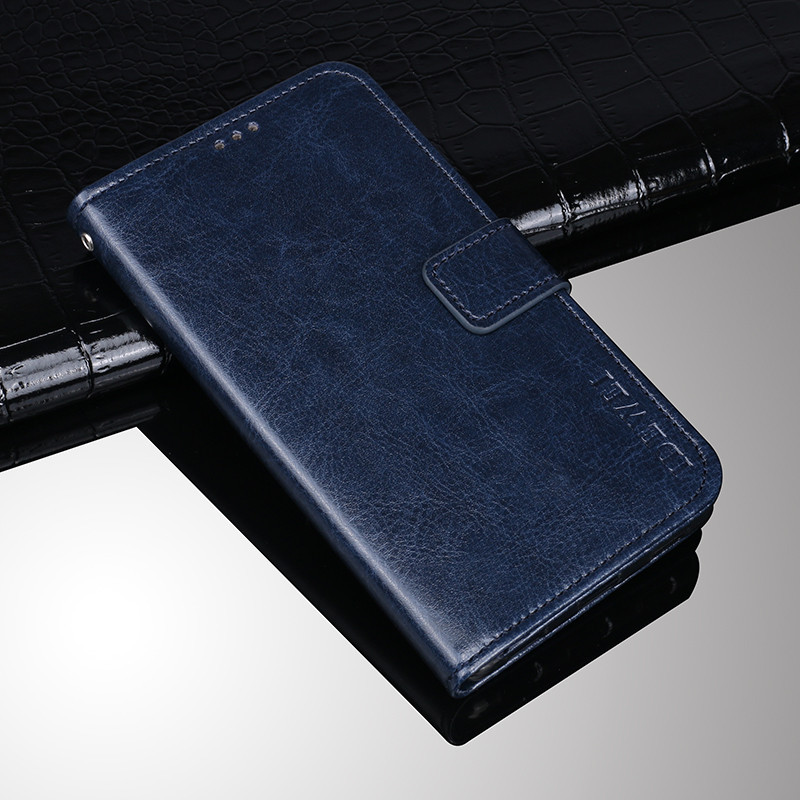

Чехол Idewei для Realme C11 книжка кожа PU синий
