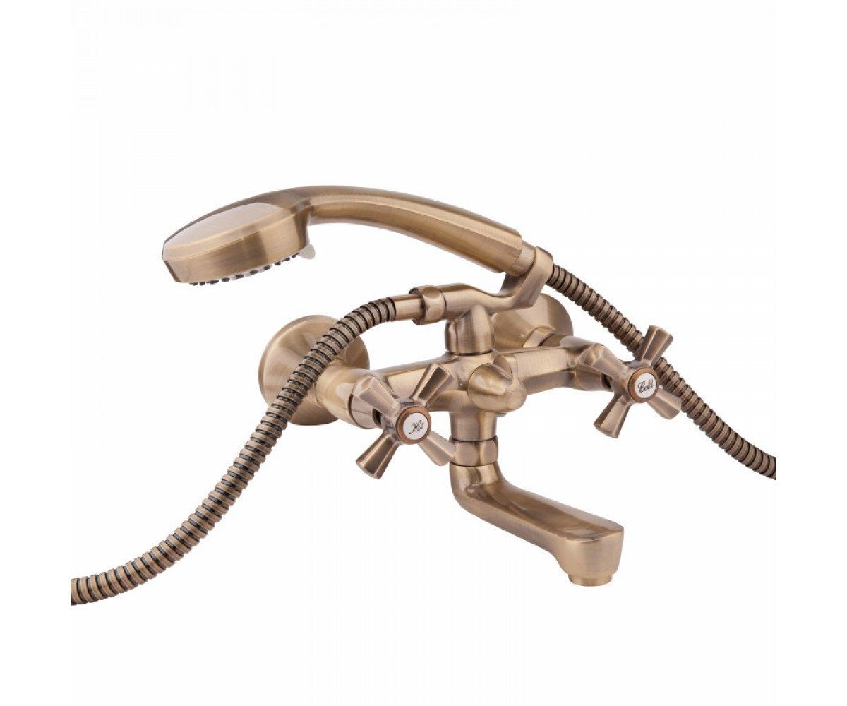 

Смеситель для ванны Q-TAP LIBERTY QTLIBANT1402, Бронза