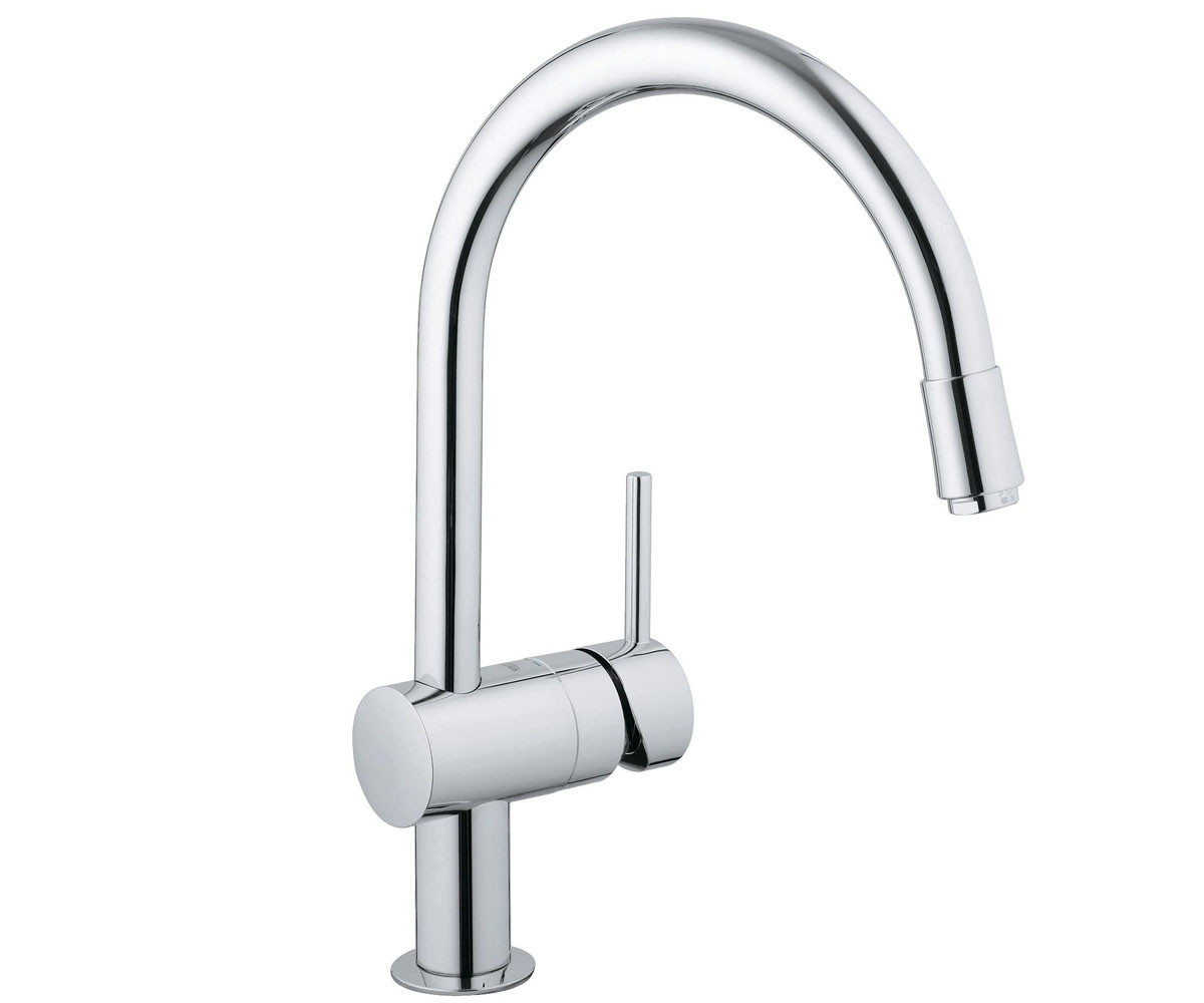 

Смеситель с выдвижным изливом GROHE MINTA 32918000, Хром