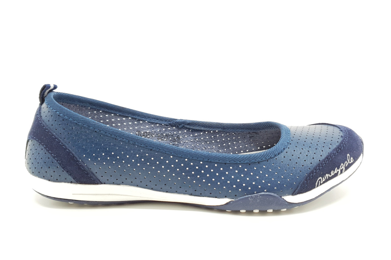 

Женские балетки All Shoes синие кожаные AS-14-3 39(р)
