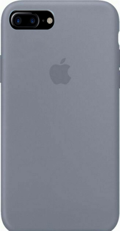 

Чехол Silicone case (A) (с закрытым низом) для Apple iPhone 7 plus / 8 plus (5.5, Серый / lavender gray