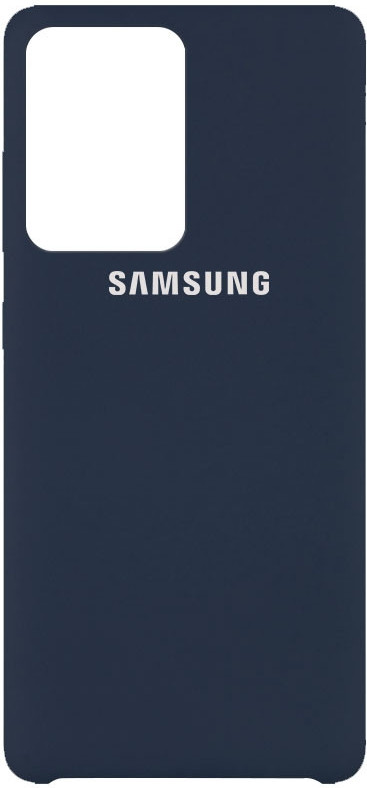 

Чехол Silicone Cover (AAA) для Samsung Galaxy S20 Ultra, Синий / midnight blue