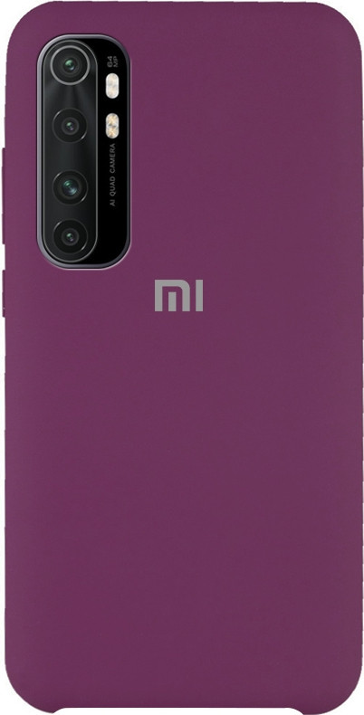 

Чехол Silicone Cover (AAA) для Xiaomi Mi Note 10 Lite, Фиолетовый / grape