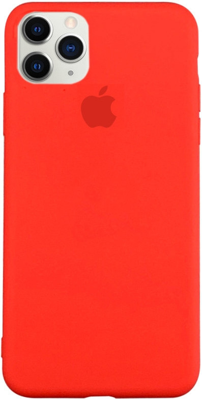 

Чехол Silicone case (A) (с закрытым низом) для Apple iPhone 11 Pro (5.8, Красный / red