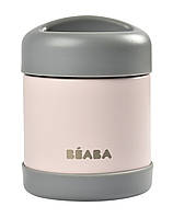 Термос для їжі Beaba 300 мл рожево-сірий, арт. 912908, фото 1