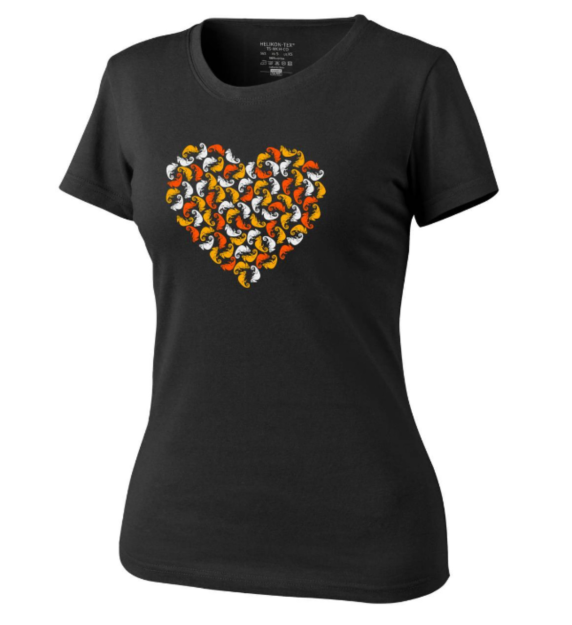 

ФУТБОЛКА ЖІНОЧА T-SHIRT (CHAMELEON HEART) Helikon-tex, Черный