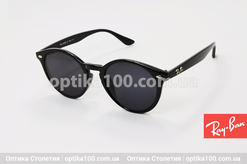 

Солнцезащитные круглые очки ДЛЯ ЗРЕНИЯ с диоптриями. В стиле Ray-Ban +2.75, Черный