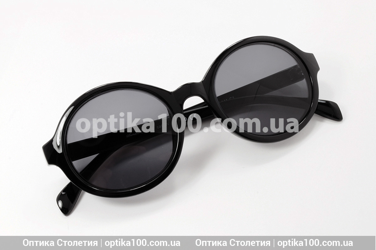 

Солнцезащитные очки ДЛЯ ЗРЕНИЯ с диоптриями. Женская кругла оправа -5.75, Черный