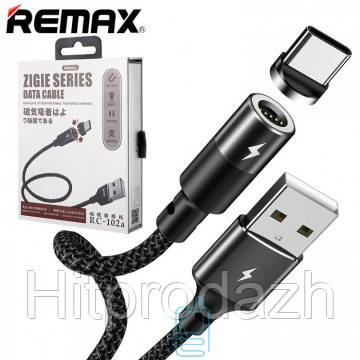 

USB кабель Remax Zigie RC-102a Type-C черный