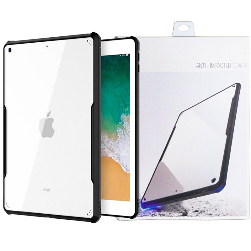 

TPU+PC чехол Xundd c усиленными углами для Apple iPad 10.2" (2019) / Apple iPad 10.2" (2020), Бесцветный / черный