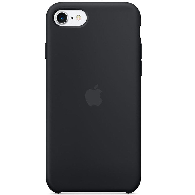 

Чехол Silicone case (AAA) для Apple iPhone SE (2020), Черный / black