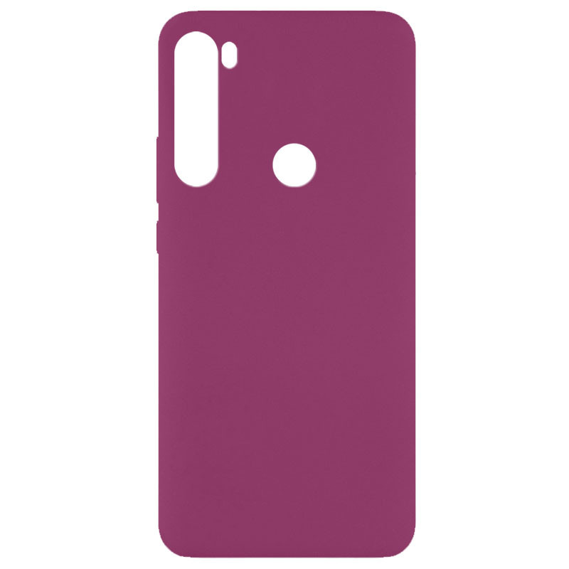 

Чехол Silicone Cover Full without Logo (A) для Xiaomi Redmi Note 8T, Бордовый / marsala