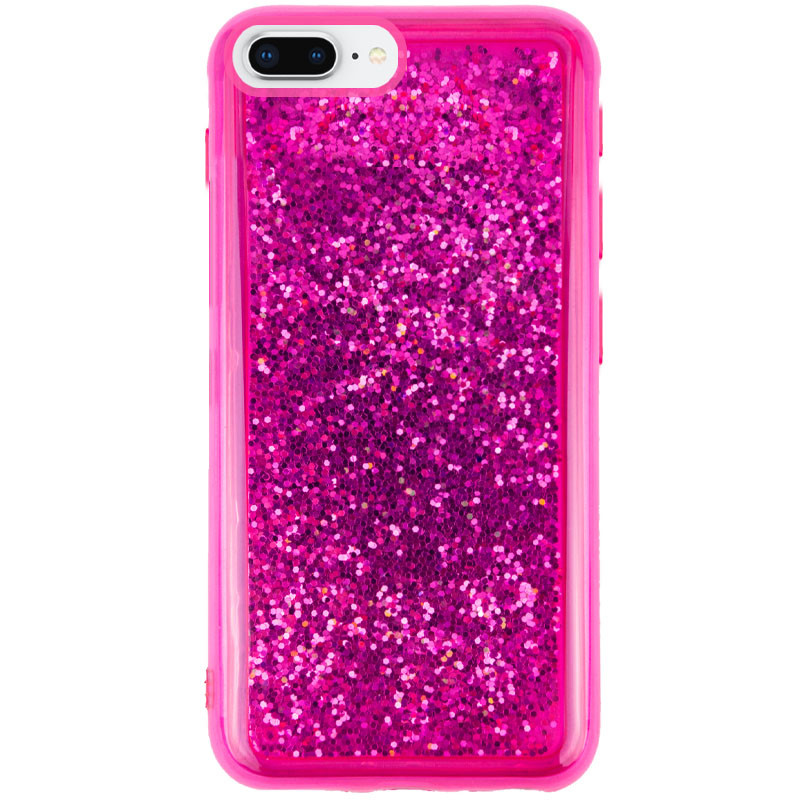 

TPU+PC чехол Sparkle (glitter) для Apple iPhone 7 plus / 8 plus (5.5"), Малиновый