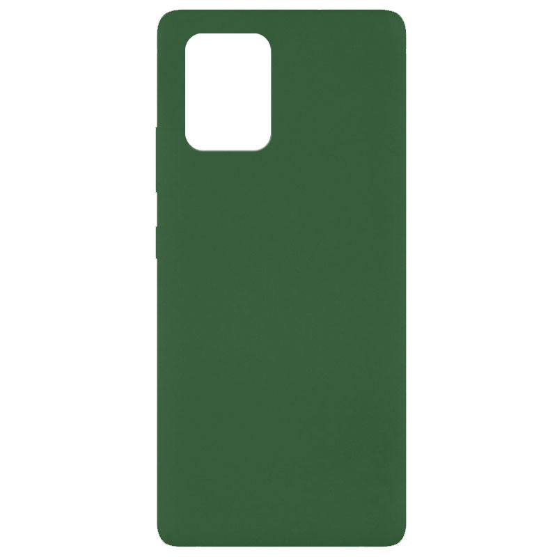 

Чехол Silicone Cover Full without Logo (A) для Samsung Galaxy S10 Lite, Зеленый / dark green