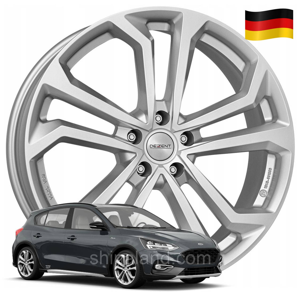 

Диски Ford Focus IV 2019 -, Dezent 7x17 5x108 ET45 DIA63,4 (gwa1313) (Germany)