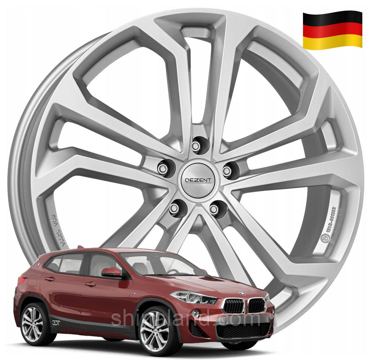 

Диски Bmw X2 (F39) 2018 -, Dezent 8x19 5x112 ET47 DIA66,6 (gwa2475) (Germany)
