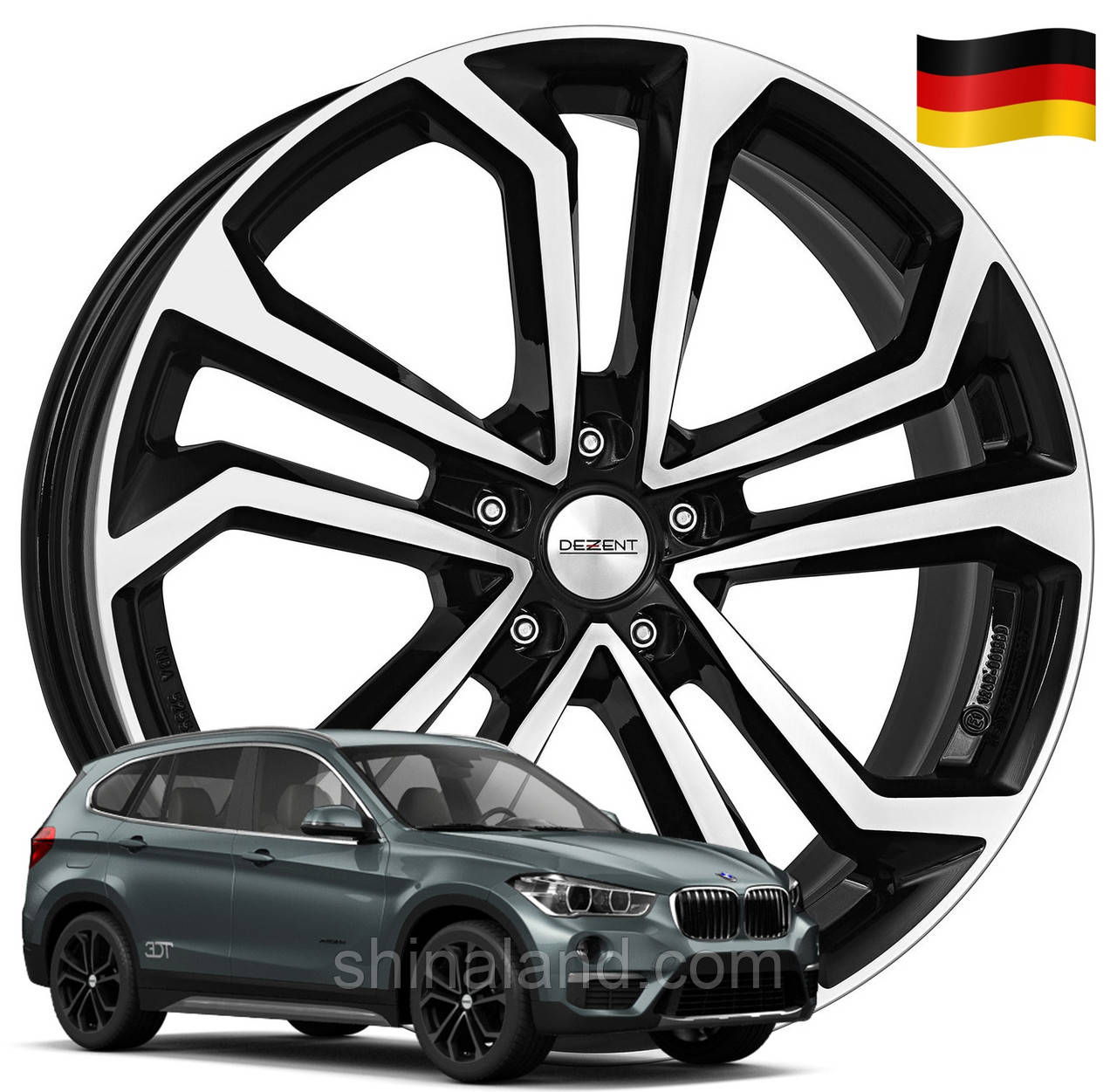 

Диски Bmw X1 II (F48) 2015 -, Dezent 7,5x18 5x112 ET51 DIA66,6 (gwa2007) (Germany)