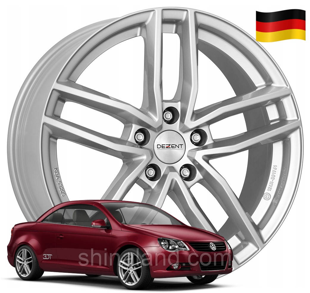 

Диски Vw Eos 2006 - 2016, Dezent 8x18 5x112 ET44 DIA57,1 (gwa2199) (Germany)