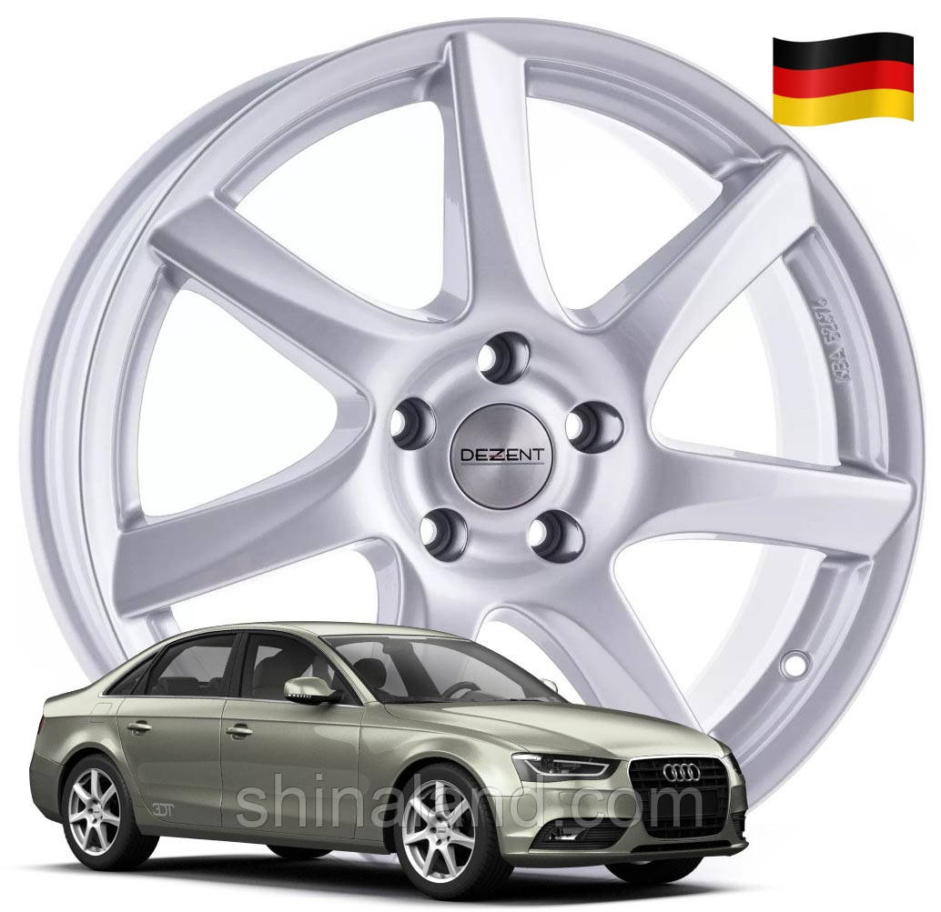 

Диски Audi A4 / S4 (B8) 2007 - 2015, Dezent 7x17 5x112 ET42 DIA66,6 (gwa1182) (Germany)