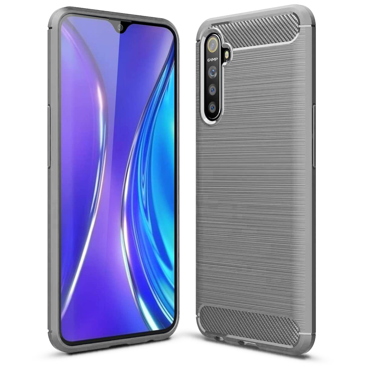 

TPU чехол Slim Series для Realme 6, Серый