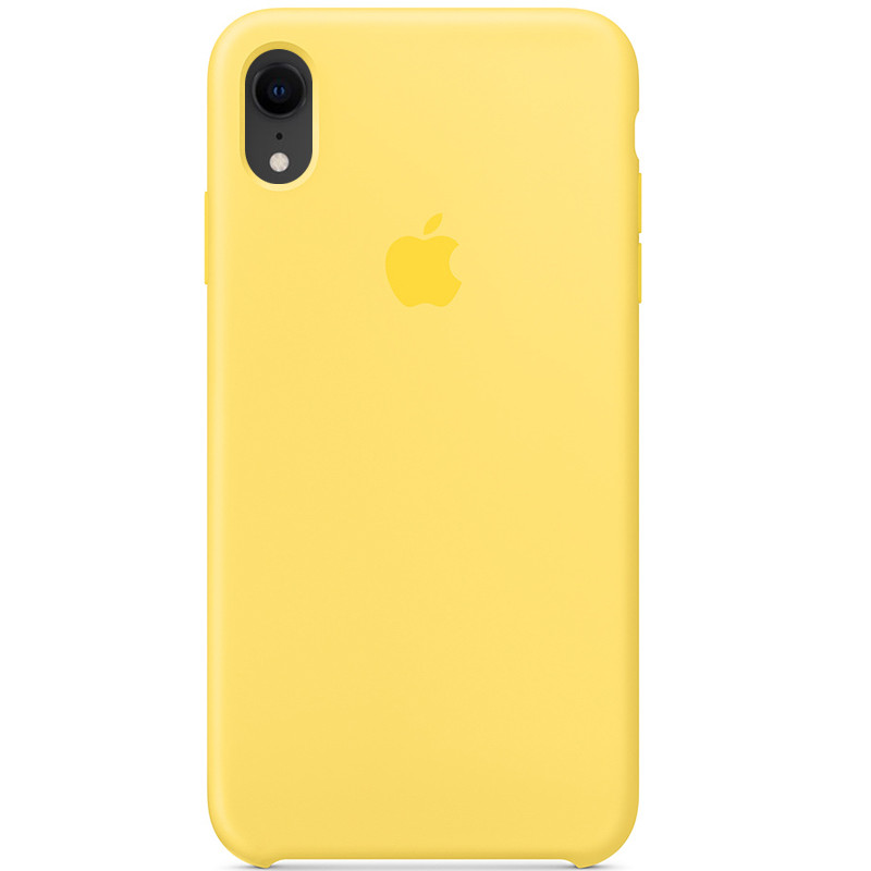 

Чехол Silicone case (AAA) для Apple iPhone XR (6.1, Желтый / canary yellow