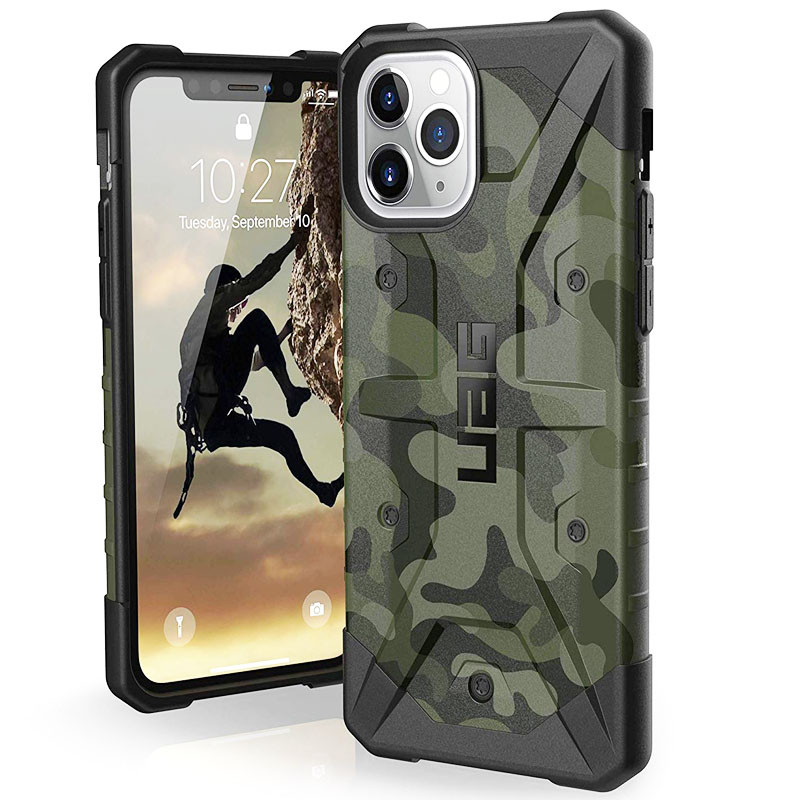 

Ударопрочный чехол UAG Pathfinder камуфляж для Apple iPhone 11 Pro Max (6.5, Зеленый